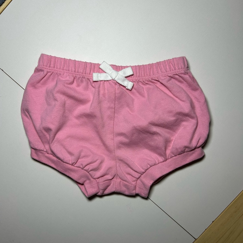 Joe Fresh Pink Diaper Cover with White Bow